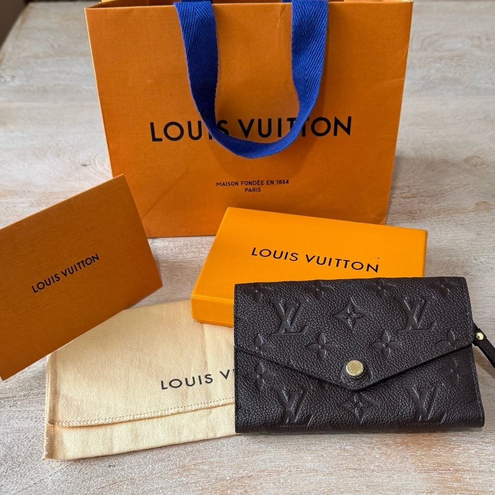 Louis Vuitton Monogram Empreinte Curieuse Wallet | Box & Dust Bag